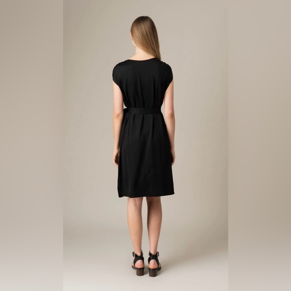 Jigsaw Ruched V Neck Jersey Dress size small - Picture 4 of 14